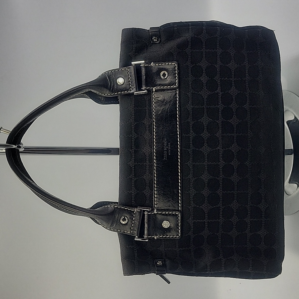 kate spade Signature Satin/Leather Satchel